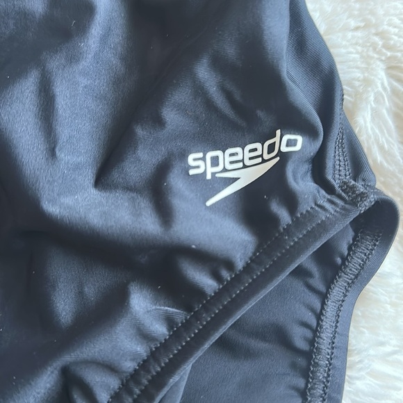 Speedo Women's Swimsuit One Piece Powerflex Eco Flyback Solid Black Sz 14 (40) - Picture 6 of 10